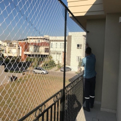 Tela de proteção para sacadas